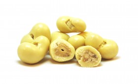 Cashewkerne in Joghurtschokolade