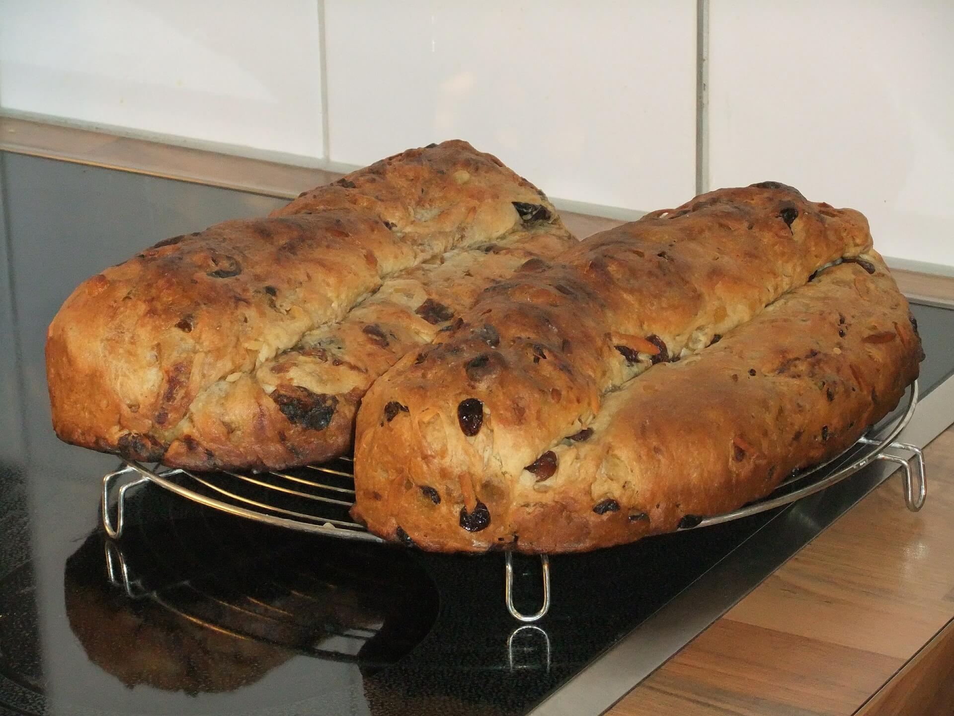 Stollen nach dem Backen